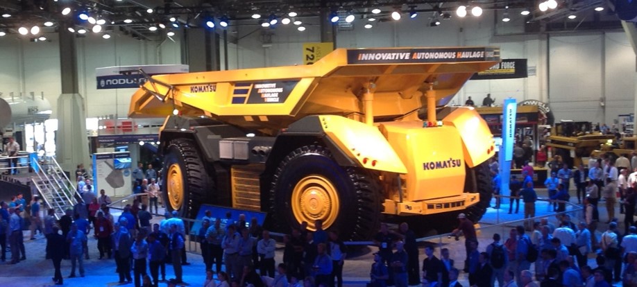 Новейшие технологии от KOMATSU на выставке MINExpo