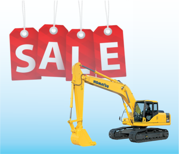 Специальное предложение на экскаваторы KOMATSU!