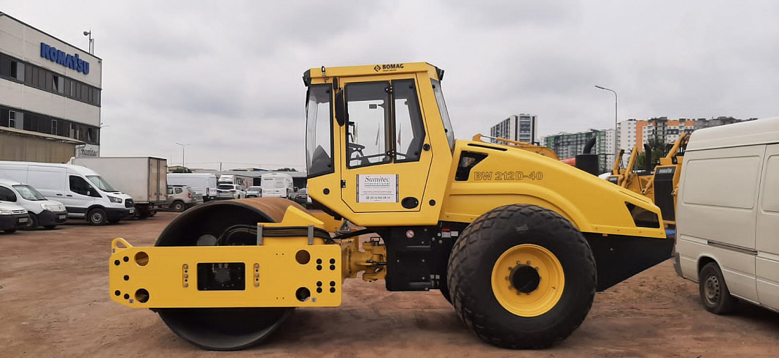Первая машина бренда Bomag отгружена в Северо-Западном Филиале