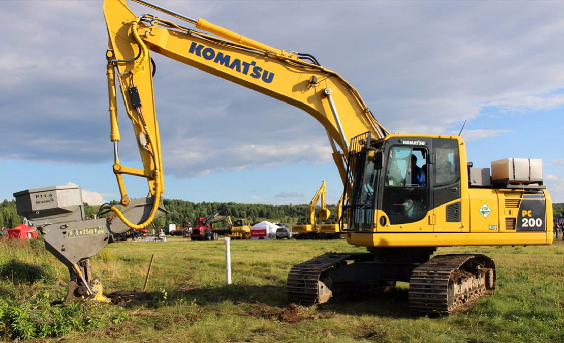 Komatsu восстанавливает леса